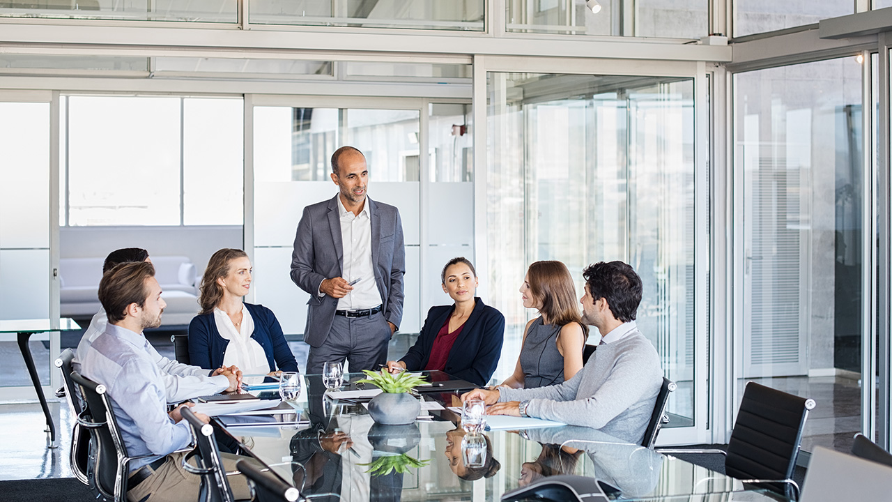 Business team in a meeting