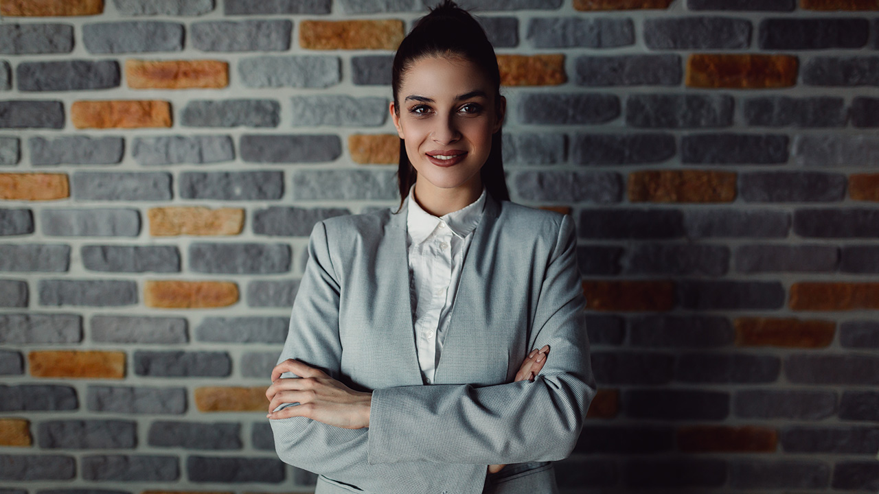 Beautiful young businesswoman