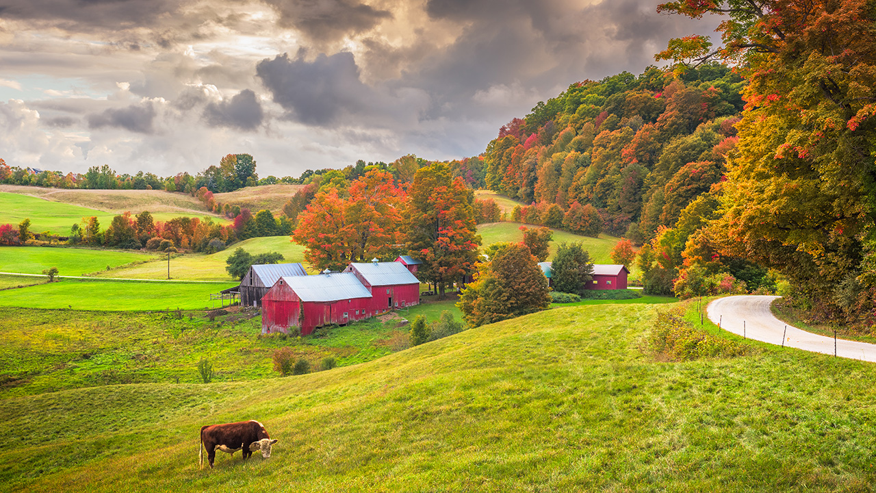 Farmland in Vermont