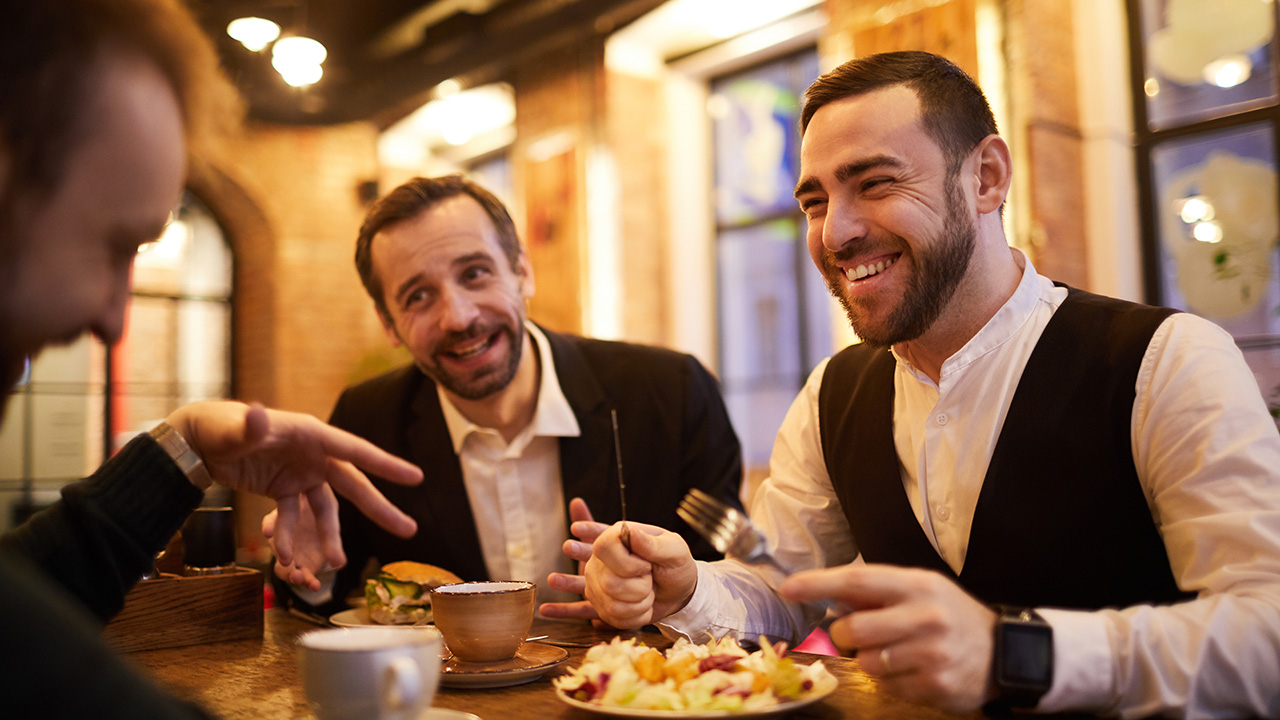 Business People in a Restaurant